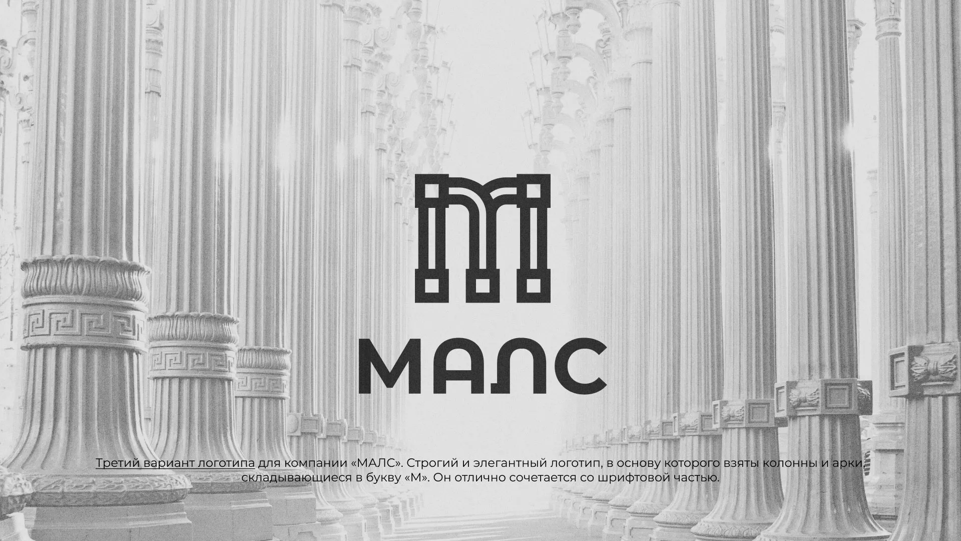 Разработка логотипа компании «МАЛС» в Старой Руссе